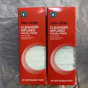 One+Other Cleanser Infused Facial Pads Bundle 40 disposable pads/box